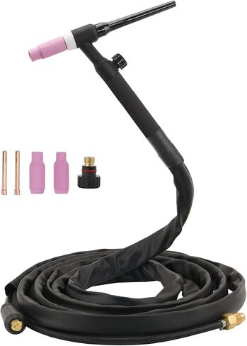 رفع Tig الشعلة 150A TIG17V شعلة لحام الأرجون المبردة بالهواء مع كابل 13FT موصل 10-25 مللي متر لشعلة TIG in Kuwait