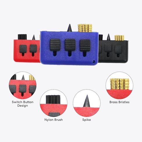 10 Packs Portable Golf Club Cleaning Kit with Golf Groove Sharpening Tool, featuring 3 in 1 Retractable Multiple Use Golf Club Cleaner Tool and Golf Club Brush in Kuwait