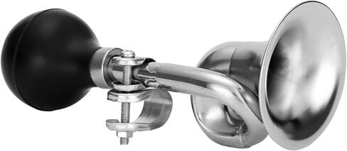 قرن بوق كروم كلاسيكي، قرن هوائي حلزوني لعربة الغولف Yamaha EZGO للنادي، القارب، الدراجة، الدراجات النارية، RV، الشاحنة in Kuwait