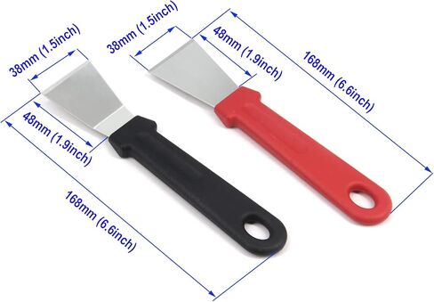 ملعقة طابعة ثلاثية الأبعاد من الفولاذ المقاوم للصدأ ملحق أداة مكشطة للطباعة ثلاثية الأبعاد، قطعتان/الحزمة in Kuwait