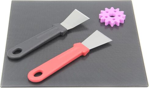 ملعقة طابعة ثلاثية الأبعاد من الفولاذ المقاوم للصدأ ملحق أداة مكشطة للطباعة ثلاثية الأبعاد، قطعتان/الحزمة in Kuwait