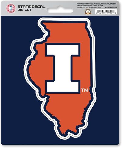 FANMATS NCAA Unisex-Adult State Shaped Decal in Saudi Arabia