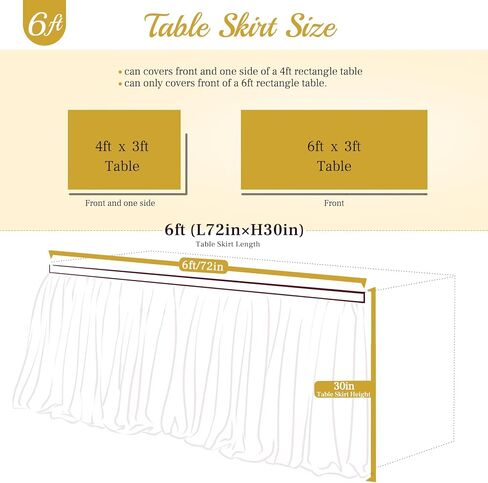 Suppromo 6ft Pink Tulle Table Skirt Baby Shower Tablecloth for Rectangle Tables or Round Tables Pink Ruffle Tutu Table Skirts for Princess Girls Birthday Party Cake Dessert Table Decorations in Saudi Arabia