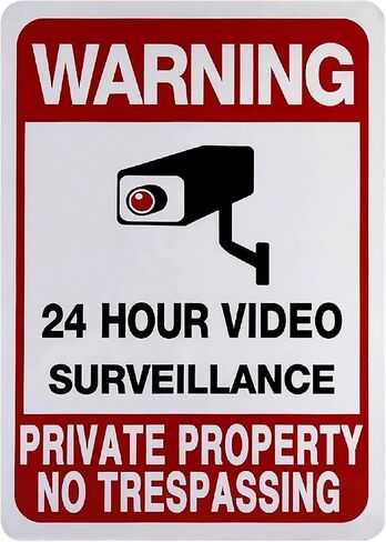 Warning Private Property No Trespassing Sign 4-Pack Nice Vinyl Good and Evil Die Cut Vinyl Decal for Wall Windows Cars Trucks Bumper size 4" x 5" in Saudi Arabia