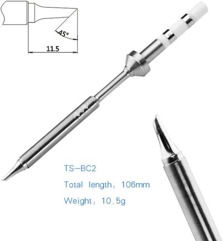 مجموعة محطة لحام الحديد TS101 الأصلية تمت ترقيتها من TS100 DC 65W PD 45W قوة قابلة للبرمجة قلم لحام كهربائي صغير محمول مع B2 طرف لحام كابل USB من النوع C in Saudi Arabia
