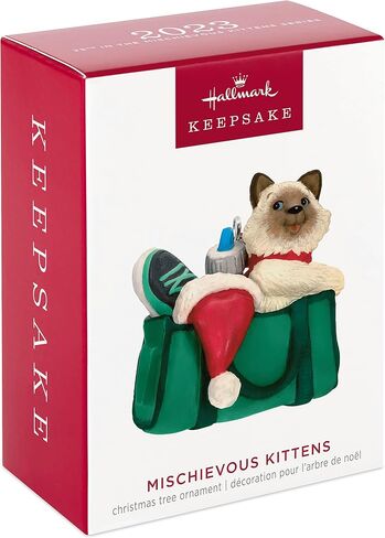 Hallmark Keepsake Christmas Ornament 2023, Mischievous Kittens, Cat Ornament, Pet Gifts in Saudi Arabia
