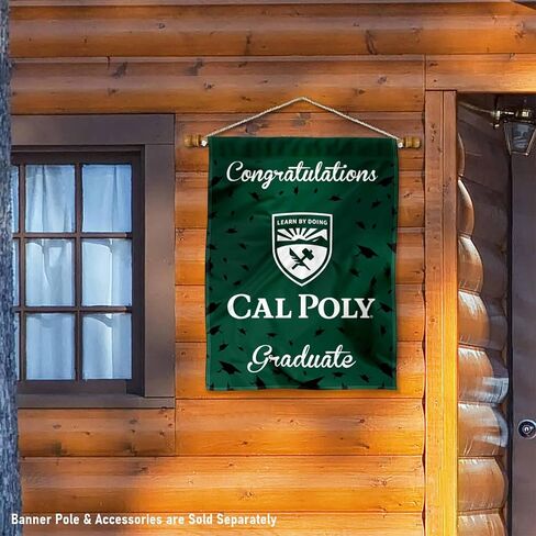 Cal Poly Mustangs Graduation Gift Banner Flag in Saudi Arabia