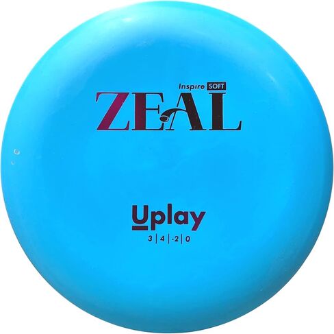 Zeal Disc Golf Putter by UPlay | Great Disc for All Player Levels | Inspire Soft Plastic in Saudi Arabia