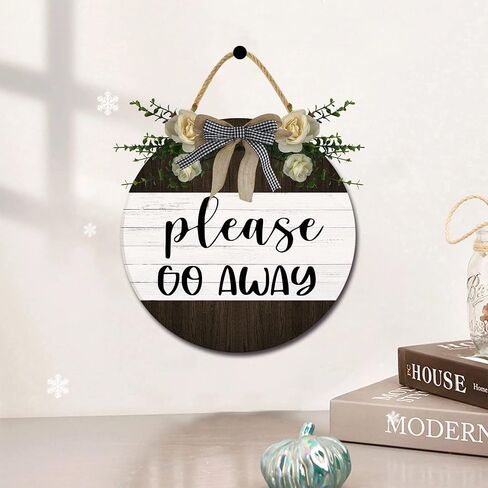 Go Away Go On Now Git Unwelcome Signs for Front Door Porch Farmhouse Wood Rustic Door Hanger Sign for Home Decoration Wall Decor Outdoor Indoor in Saudi Arabia