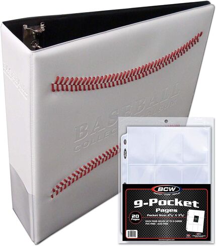 BCW 3" Baseball Collectors Album with 20ct 9-Pocket Pages in Saudi Arabia