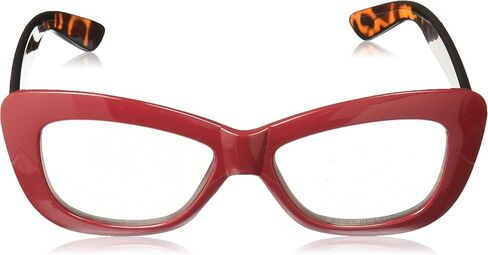 A.J. Morgan womens Crushed Reading Glasses, Red/Tort, 3 US in Saudi Arabia