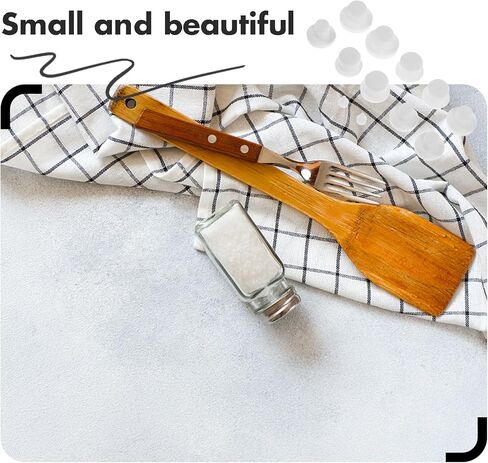 12 قطعة من سدادات الملح والفلفل شاكر البلاستيك الشفاف الملح شاكر المكونات استبدال واضح غطاء نهاية مستديرة الفلين للزجاجات الأواني S2.7 S8 S9 S12 S12.5 S13.5 in Kuwait