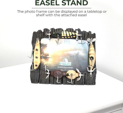 إطار صورة طُعم الصيد من ريفرز إيدج - يحمل صورة مقاس 10.16 سم × 15.24 سم in Kuwait