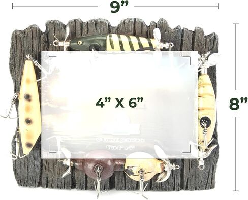 إطار صورة طُعم الصيد من ريفرز إيدج - يحمل صورة مقاس 10.16 سم × 15.24 سم in Kuwait