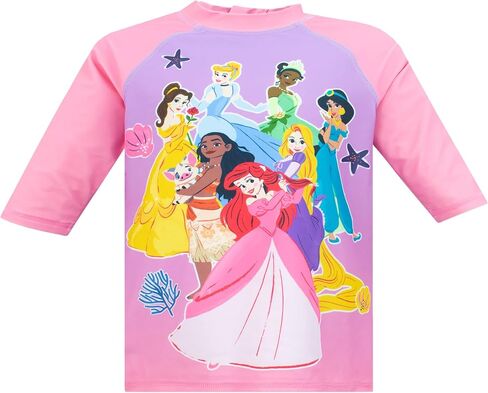 ملابس سباحة ديزني للفتيات I Princess مجموعة ملابس السباحة وScrunchie I Princess Swimsuits للفتيات in Kuwait