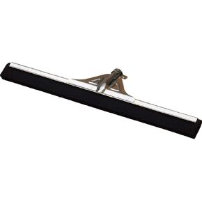 SPARTA Flo-Pac Floor Rubber Squeegee Window Squeegee with Reinforced Metal Frame for Floor, Bathroom, Kitchen, Concrete, Tile, Garage, Commercial Use, 30 Inches, Black