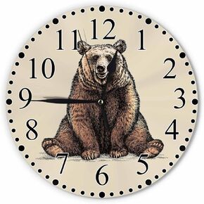 African Women Wall Clock Clock 10 Inch Silent Non-Ticking Clocks Battery Operated for Home Living Laundry Room Kitchen Bedroom Office
