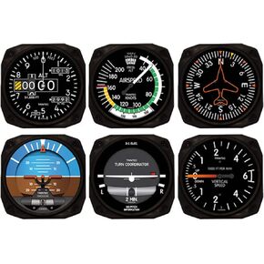 New Trintec 2060 Series 6 Piece Instrument Coaster Set of 6 Coasters