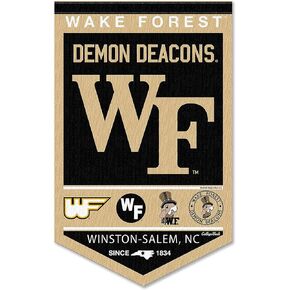 Wake Forest Demon Deacons Heritage History Banner Pennant