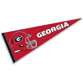 Georgia Bulldogs Football Helmet Pennant Flag