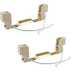 E-outstanding 2PCS R7S Ceramics Lamp Base Socket Lamp Holder Conveter Connector For T3 Halogen Light Bulb, 118mm