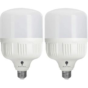 2 Pack BlueX 300W Bulb - 350W Bulb Equivalent, 40W LED Corn Light Bulb Cool White 5000K E26 Base 4000 Lumens 300 Watt Light Bulb, High Watt Commercial