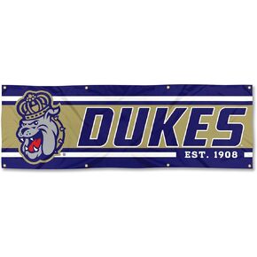 James Madison Dukes Large 2x6 Foot Banner