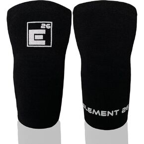 Element 26 Agility Knee Compression Sleeve - 1 Pair (3mm) Compression Knee Sleeve - Knee Support for Working Out - Running & Weight Lifting Knee Sleeves | For Men & Women (Small, Black)