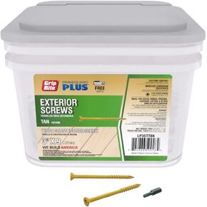 Primesource Building Products Inc Grip-Rite PrimeGuard Plus No. 9 S X 3 in. L Star Bugle Head Deck Screws 25 lb - Case of: 1