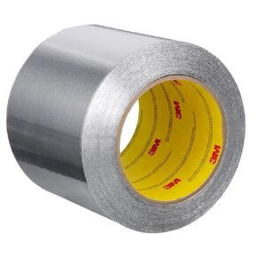 3M Aluminum Foil Tape, 4 in x 60 yd 4.6 mil, 425, Aluminum Foil, Silver (Pack of 2)