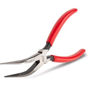 TEKTON 6 Inch 70-Degree Bent Long Nose Pliers | PGF10406