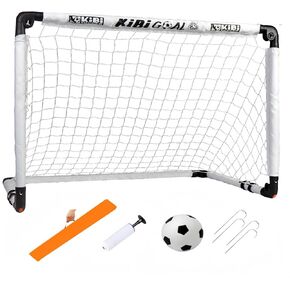 Soccer Goal, Kids Soccer Goal, White Foldable Soccer Goal, Kids Soccer Goals for The Garden/Indoor/Outdoors Soccer Toy