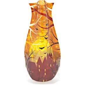 MODGY Expandable Flower Vase Plastic Decorative Modern Vases for Flowers Centerpieces Dining Table Decor Living Room Bathroom Wedding Office, FallUponUs Halloween
