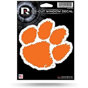 Rico Industries NCAA Clemson Tigers Die Cut Vinyl Decal, 5.50" x 5.50"