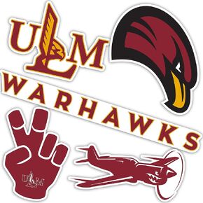 Desert Cactus University of Louisiana Monroe ULM Warhawks Stickers Vinyl Decals Laptop Water Bottle Car Scrapbook T2 (Type 2)