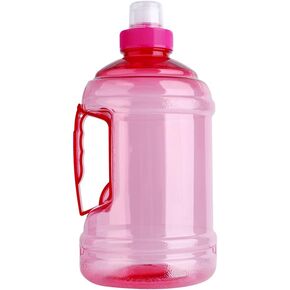 1L Portable Sport Bottle Large Water Bottle Big Capacity Water Jug BPA Free Drink Water Bottle Cap Kettle PET Sport Picnic, Red