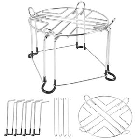 Water Filter Stand for Berkey, Stainless Steel Countertop Stand 9'' Diameter 6'' Tall, Compatible with Berkey Big, Travel, Royal Gravity-fed Water Filter System and Other Gravity Tanks