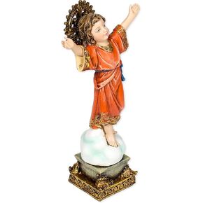 Roman Joseph's Studio Inc., The Divine Child Figure on Base, 10" Scale Renaissance Collection, 8" H, Resin and Stone, Religious Gift, Decoration