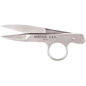 Klein Tools HTC5 Scissors, Threadclip with Spring Action for Automatic Opening, 4-1/2-Inch, Made in USA