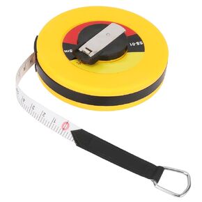 Fiberglass Site Measurement Tape Measure Compact Soft Rulers Measuring Tool for Construction Survey(15m)