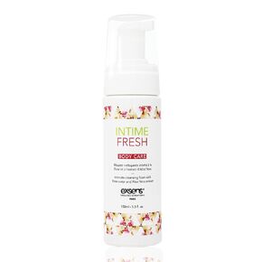 EXSENS Intime Fresh, Intimate Cleansing Foam, pH Balanced, Gentle for Daily Use with Organic Rose Water and Aloe Vera Extract, Soap and Paraben Free, 5.3 fl.oz, 1 Count