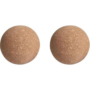 4 Pieces Wine Cork Ball Wooden Cork Ball Stopper for Wine Decanter Carafe Bottle Replacement (2.4 Inch/ 6.1 cm)