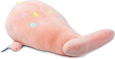 Soft Narwhal Unicorn Whale Hugging Pillow Plush Doll Fish Plush Toy Stuffed Animals Blue 21" in Saudi Arabia