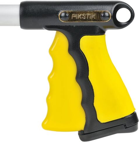 Pro P201, Aluminum Reacher, Wide 5.5" Jaw, 360° Rotating Jaw, Durable and Rust-Proof, Unique Handle and Trigger, 1 Year Warranty, 20", Yellow in Saudi Arabia