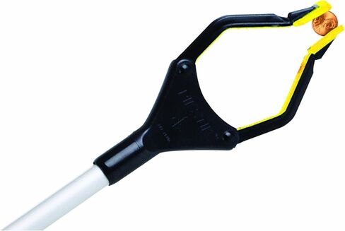 Pro P201, Aluminum Reacher, Wide 5.5" Jaw, 360° Rotating Jaw, Durable and Rust-Proof, Unique Handle and Trigger, 1 Year Warranty, 20", Yellow in Saudi Arabia
