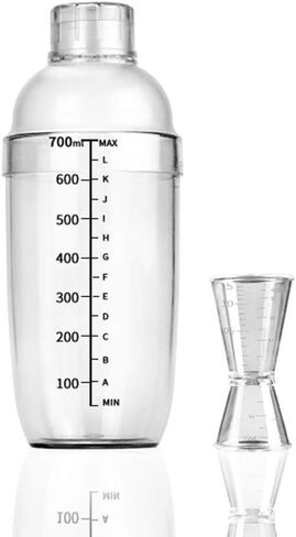 Cocktail Shaker, 24 oz Plastic Cocktail Shaker Set in Saudi Arabia