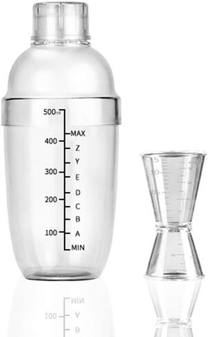 Cocktail Shaker, 24 oz Plastic Cocktail Shaker Set in Saudi Arabia