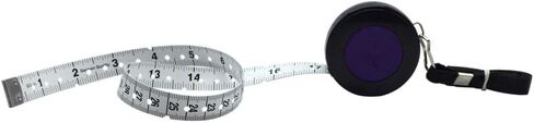 شريط قياس برايل 60 بوصة / 150 سم بحبل أسود، شريط قياس (بنفسجي) in Kuwait