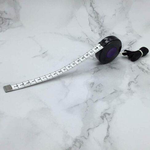 شريط قياس برايل 60 بوصة / 150 سم بحبل أسود، شريط قياس (بنفسجي) in Kuwait