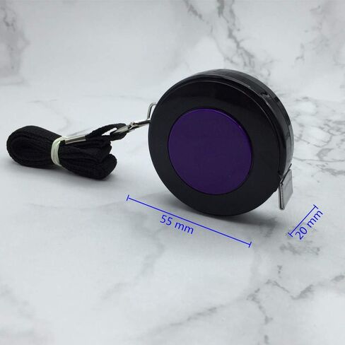 شريط قياس برايل 60 بوصة / 150 سم بحبل أسود، شريط قياس (بنفسجي) in Kuwait